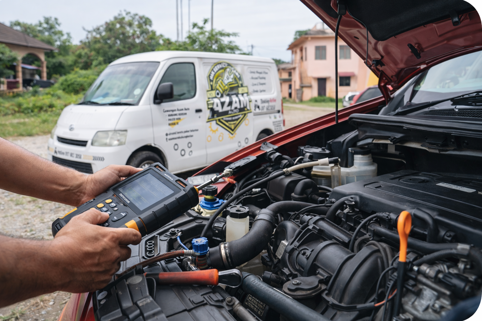 Servis Van Bergerak